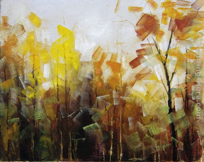 Abstract Landscape painting - 2011 Abstract Landscape art painting